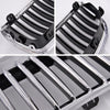 4PCS Silver Front Bumper Kidney Grille Hood Grills Replacement For BMW E90 E91 2005-2008 3-Series 320i 325i 330i 323i 328i Sedan Wagon 2006 2007
