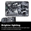 G-PLUS Headlights Lamps Fit 1994-2001 Dodge Ram 1500/1994-2002 Dodge Ram 2500 3500,Not fit Ram Sport,Smoky Lens Chrome Housing Clear Reflector w/o Bulbs Bumper Headlamps,faros delanteros Assembly