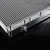 Aluminum Racing Cooling Radiator Stop Leak Compatible for Subaru Impreza GDA/GDB WRX STI Vers 7~9 2002 2003 2004 2005 2006 2007 Silver