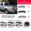 G-PLUS T3 Tri-Fold Truck Tonneau Cover Replacement for Nissan Frontier 2005-2021 / Suzuki Equator 2009-2014| Fleetside 6Ft Bed | for Models Fleetside/Styleside Models and for Without Bed Rail System