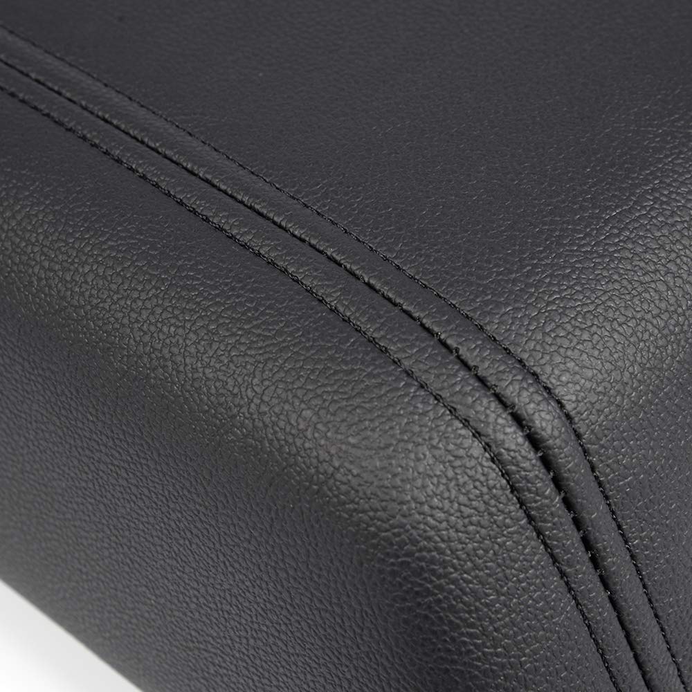 G-PLUS Leather Center Console Lid Cover Pad Fit Ford F150 2004-2008 Pickup Truck 5L3Z1506024AAC Only Fits Models with Floor Shift