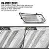 G-PLUS DRL Daytime Running Lights Pair LED Left & Right Compatible with Volvo XC60 2010-2013 31290873, 31290874 White