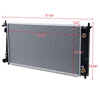 Aluminum Radiator Compatible with Ford F150 F250 F350 Expedition 4.2L 4.6L 5.4L 1999-2009