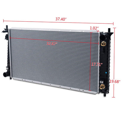 Aluminum Radiator Compatible with Ford F150 F250 F350 Expedition 4.2L 4.6L 5.4L 1999-2009