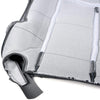G-PLUS Pewter Gray Leather Seat Cover Compatible with Chevy Tahoe Suburban Silverado/GMC Yukon Sierra 2003 2004 2005 2006 Replacement Front Driver Passenger Top Bottom 4 PCS