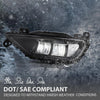 G-PLUS Left Side Front Bumper Fog Light Fog Lamp Compatible with Volvo XC90 XC60 S90 V90 2016 2017 2018 2019 2020 2021 2022 2023 2024 31395865 Black