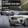 G-PLUS Headlight Lens Cover Compatible with BMW X7 X7M G07 2019-2022 Left Side Front Headlamp Lens Cover Clear