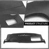 G-PLUS TPE Molded Dash Cover Cap Overlay Compatible with chevy Tahoe Avalanche Suburban Yukon 2007-2014/ Silverado LTZ GMC Sierra SLT 2007-2013 (Black)