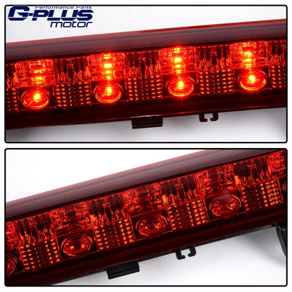 G-PLUS LED Third Brake Cargo Light Compatible With 2000-06 Chevy Suburban Tahoe GMC Yukon(ONLY For Liftgate Rear Doors),3RD Stop Tail Lamps (LED Chrome Housing Red Lens)