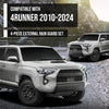 G-PLUS Outside Mount Ventvisor Sun Rain Guards Side Wind Deflector Compatible with Toyota 4Runner 2010-2024 Smoky