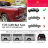 G-PLUS Four Fold Truck Bed Tonneau Cover Compatible with 2009-2021 Dodge Ram 5'7 or 5'8 Bed (No Ram Box)