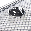 Chrome Silver Front Upper Grille Front Center Grill Assembly Compatible For Jaguar XF XFR 2012-2015