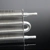 G-PLUS 4 Row AN6 Radiator Remote Aluminum Transmission Racing Oil Cooler + Oil Hose Mounting Kit Universal For Cars Trucks Silver