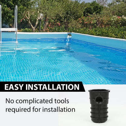 G-PLUS Pool Pump Pot Compatible with Pentair, Pac Fab, Sta-Rite Dynamo Above Ground Swimming Pool Pump Strainer 354530 Replacement