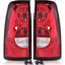 G-PLUS Tail Lights Assembly for Chevy Silverado 3500 2004-2006 with Wiring Harness