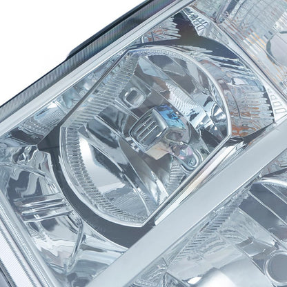 G-PLUS Headlights Assembly Fit Chevy Silverado 1500 2007-2013, Fit Chevy Silverado 2500 3500 & HD 2007-2014, Left & Right Headlamps Smoky Lens Chrome Housing Amber Reflector, faros delanteros