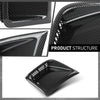 G-PLUS Pair Front Bumper Side Air Vents Corner Cover Compatible with Subaru WRX STi 2008-2014 Carbon Fiber Plastic 2PCS