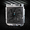 62mm Aluminum Radiator Compatible For FORD MUSTANG/SHELBY V8 L6 MT/AT 64-66 +1 * 16" Fan
