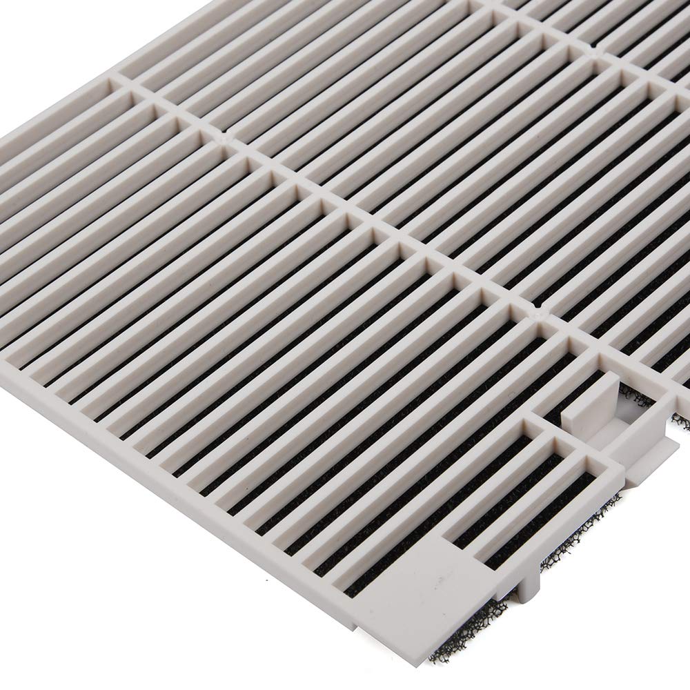 G-PLUS Polar White Ducted Duo-Therm Air Grille Compatible with Dometic 3104928.019 RV AC Grill with Filter Pad