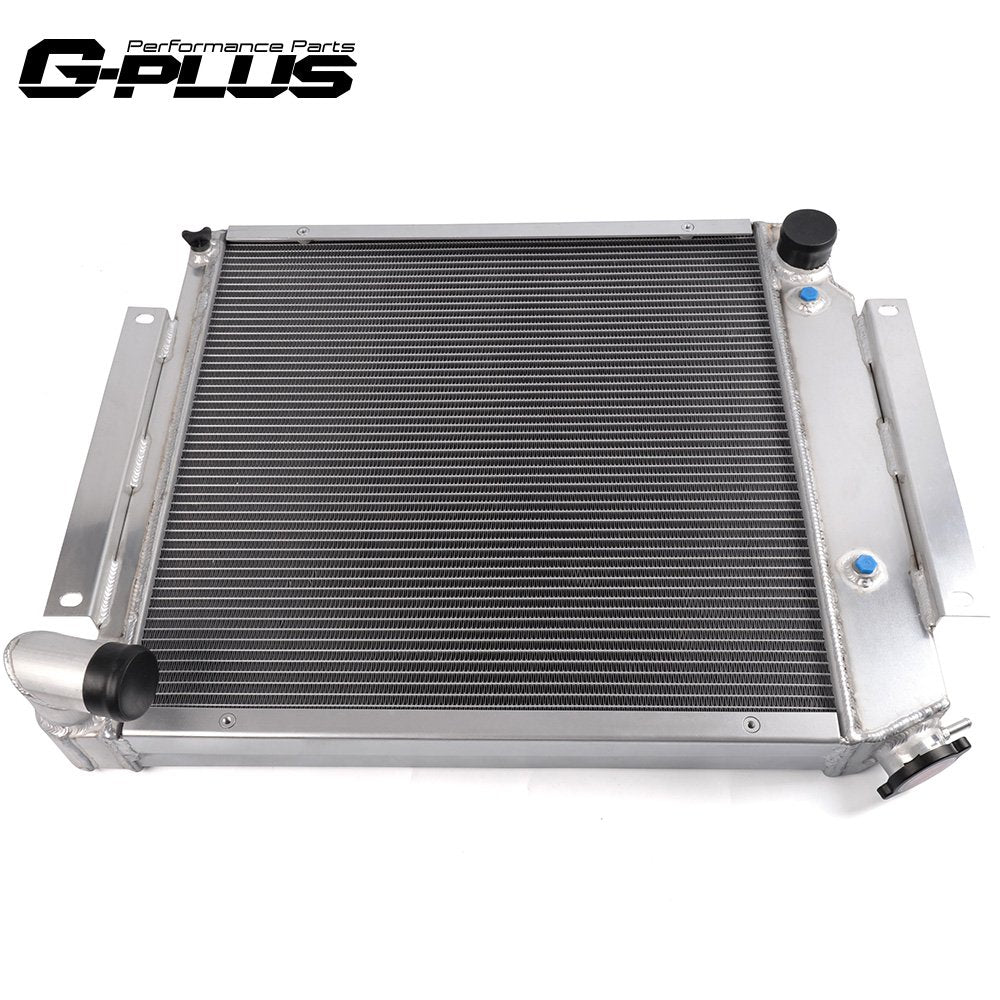 2 Row Aluminum Racing Cooling Performance Radiator Replacement For International Harvester Scout II Truck/Pickup V8 1970-1981