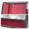 G-PLUS Taillights Taillamps Rear Brake Lights Left Driver Side w/o Bulbs Compatible with Ford Mustang 1987-1993 FO2800168, E7ZZ13405A Red Lens Black Housing Faros Traseros Luces TraserasAssembly