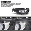G-PLUS Left Side Front Bumper Fog Light Fog Lamp Compatible with Volvo XC90 XC60 S90 V90 2016 2017 2018 2019 2020 2021 2022 2023 2024 31395865 Black