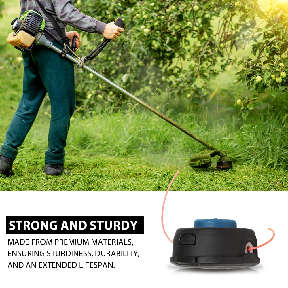 G-PLUS T35-12mm Dual Line Trimmer Head Compatible with Husqvarna 122LDX 123L 123LD 125L 128L 128LD 531300194