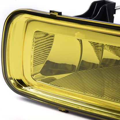 G-PLUS Bumper Fog Lights Compatible With 2004-2006 F150/ 2006 Lincoln Mark LT Pickup Truck, Driving Fog Lamps w/Bulb Driver & Passenger Pair Yellow Lens