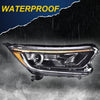 G-PLUS Headlights Assembly, Compatible with 2017 2018 2019 Honda CRV CR-V Right Bumper Headlamp, Clear Lens Black Housing Amber ReflectorBumper Headlamps,faros delanteros
