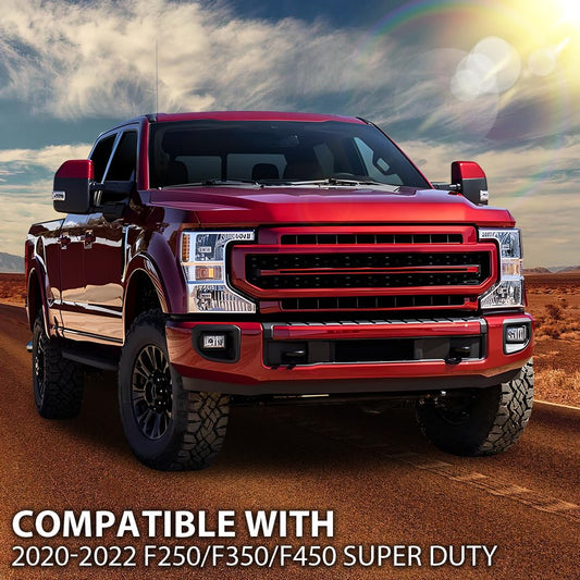 G-PLUS Front Bumper Lower Deflector Valance Panel Compatible with 2020-2022 Ford F250 F350 F450 F550 Super Duty (Tremor Package Only) LC3Z-17626-CA