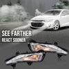 G-PLUS Front Bumper Turn Signal Lights LED DRL Fog Lamps Compatible with Chevy Malibu 2019 2020 2021 2022 84575553 84575552 Right Passenger Side Fog Lamp Bumper Turn Signal Light