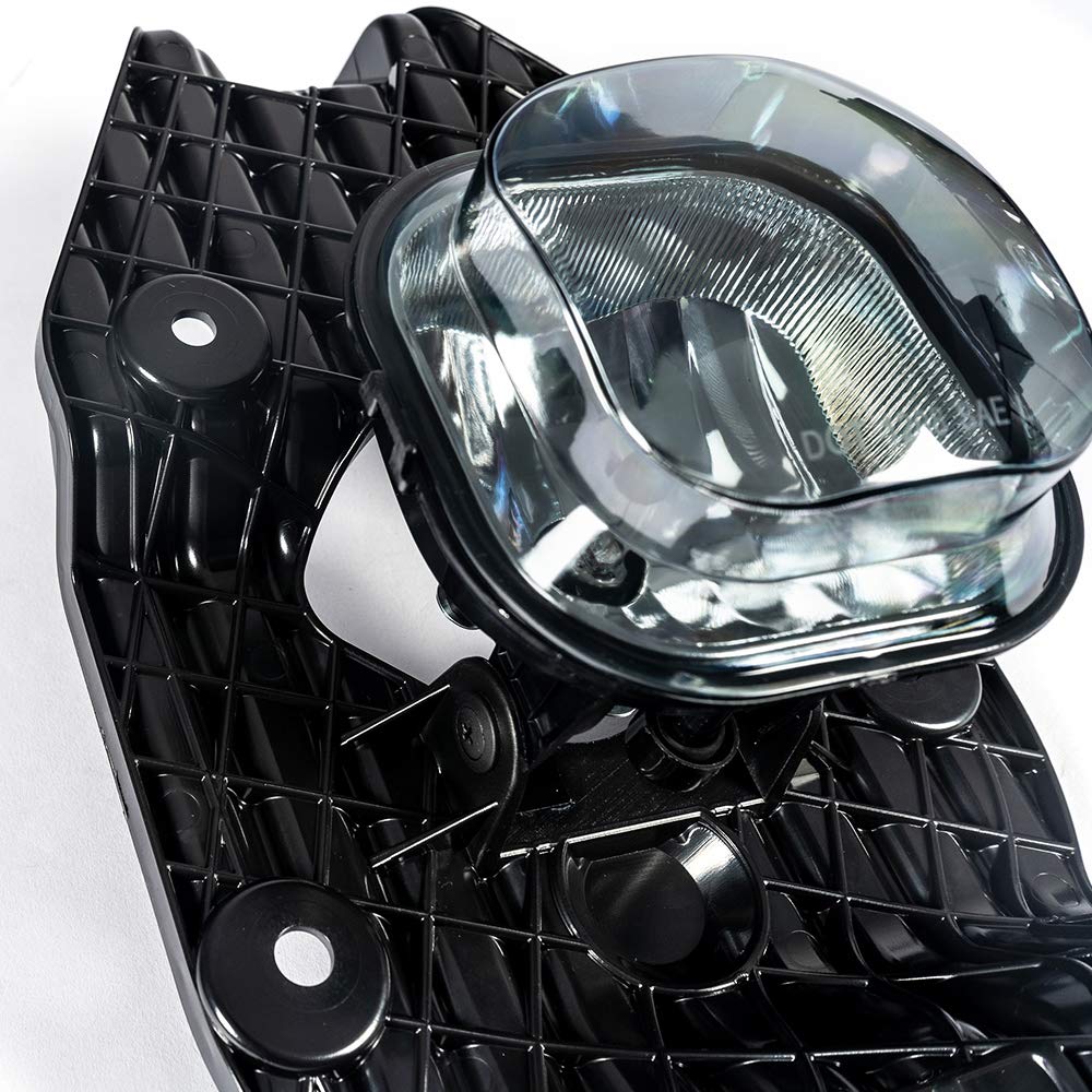 G-PLUS Fog Lights Kit Compatible With 2011-2015 Ford F250 F350 F450 F550 Superduty, Driving Fog Lamps Wiring & Bezel Kit (Smoky Lens) neblineros para autos delantero faros antiniebla