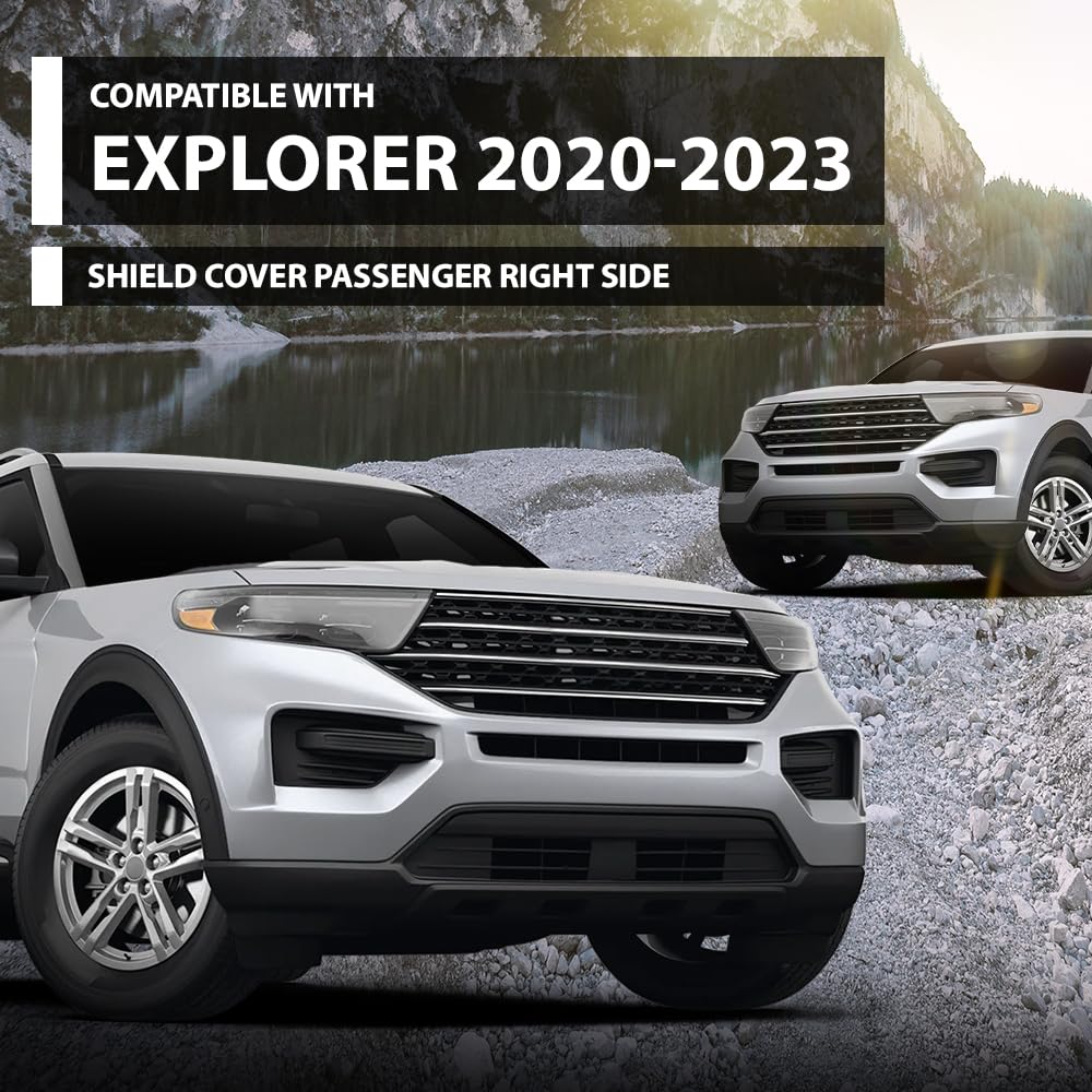 G-PLUS Right Under Body Shield Splash Cover, Compatible with Ford Explorer 2.3L 2020-2023