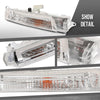 G-PLUS Front Bumper Right Side Turn Signal Compatible with Porsche Cayenne 2008 2009 2010 95563118602 White