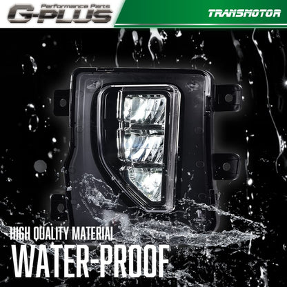 G-PLUS LED Fog Light Compatible With 2016-2018 Chevy Silverado 1500,Bumper Lamps Driving Fog Lamps w/Switch (Clear lens)