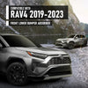 G-PLUS Front Lower Bumper Absorber Compatible with Toyota RAV4 TRD Off-Road 2020-2024, Fit Toyota RAV4 2019-2024 526180R050, TO1070233 Black