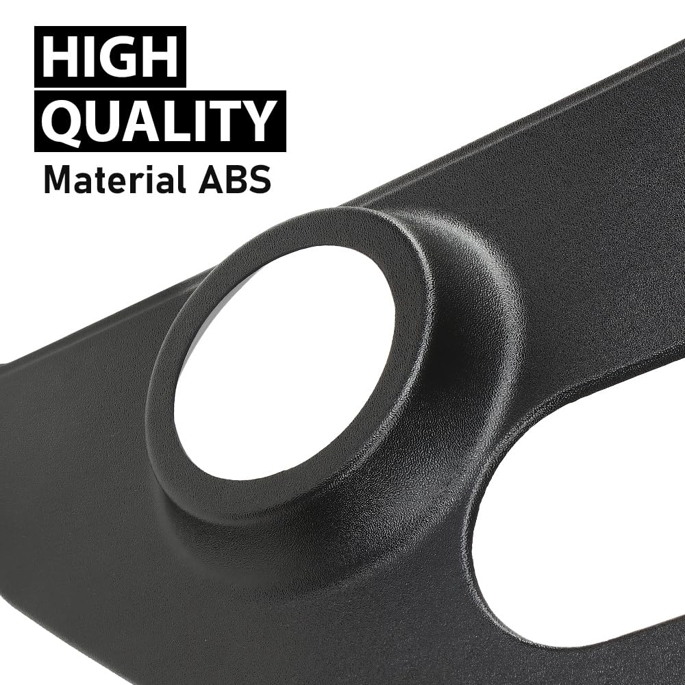 G-PLUS Speaker Kick Panels Pair Black Compatible with Chevy C30 C20 C10 Pickup Suburban Blazer 1967-1972