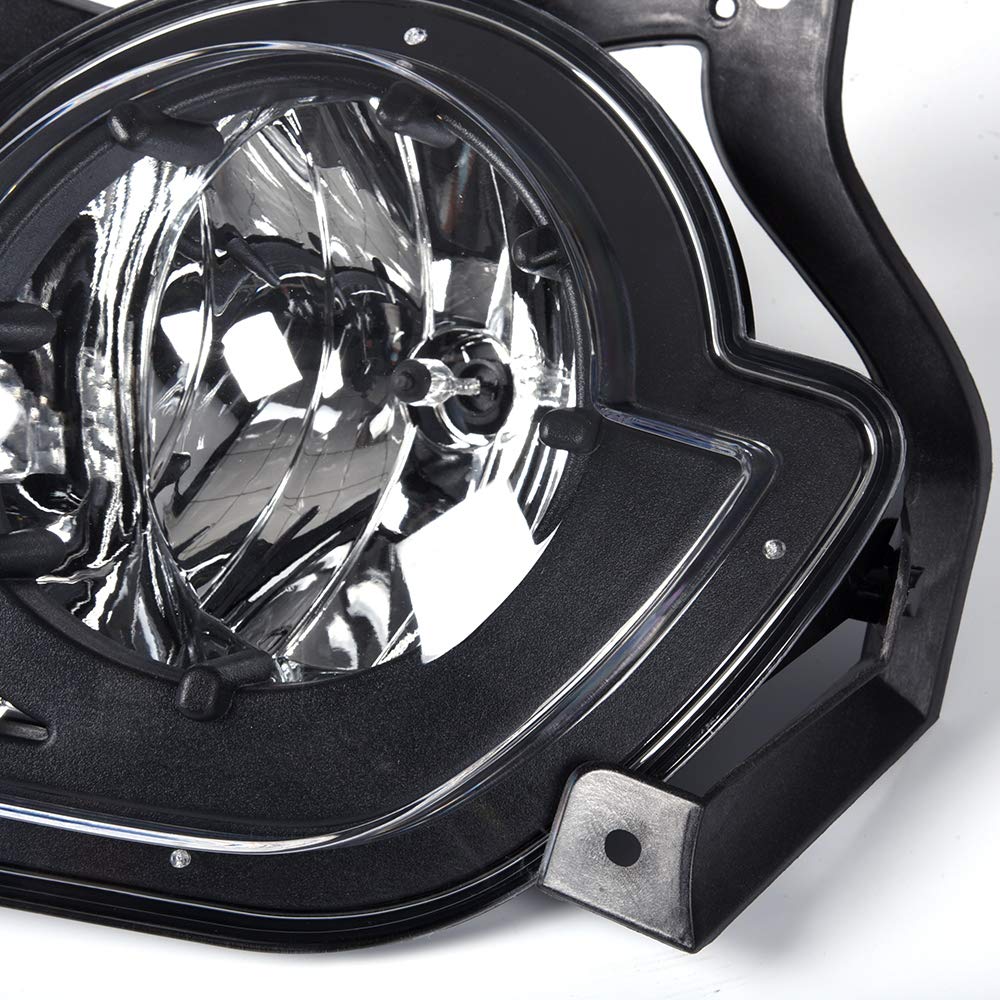 G-PLUS Front Bumper Fog Lights Assembly Compatible with 2002-2006 Chevy Avalanche Driving Fog Lamps Replacement Left & Right Side GM2593141 GM2592141 (2002-2006 Avalanche Clear Lens)