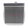 2 Row Core Aluminum Performance Racing Radiator Replacement For Ford F100 F250 F350 Pickup Truck L6 V8 AT/MT 1953 1954 1955 1956