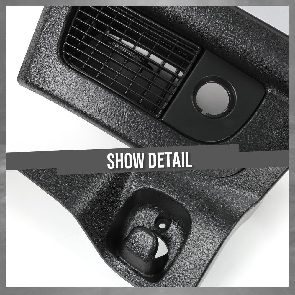 G-PLUS Center Dash Radio Bezel Trim Panel w/Storage Compatible with Dodge Ram 1500 2002-2005/ Fits Dodge Ram 2500 3500 2003-2005 Accessories Black Radio Frame
