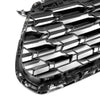 G-PLUS Front Bumper Upper Grille Chrome Trim Grill Compatible with Toyota Highlander 2020 2021 2022, Not fit XSE models 531010E370, TO1200456 Silver