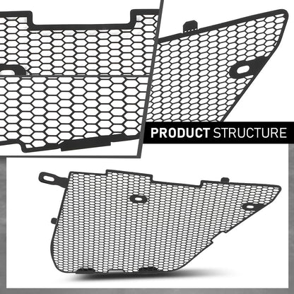 G-PLUS Front Grill Cover Radiator Guard Compatible with Chevy Corvette C8 2020-2024,Not Fit for Z06 Models, for Z51 Models
