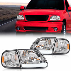 G-PLUS LED DRL Strip Headlights for Ford Expedition F150 F250 Clear Chrome Product Specifications