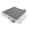 G-PLUS 2 Row Core Full Aluminum Racing Performance Radiator Replacement For 1987-2006 Jeep Wrangler YJ TJ 2.4L-4.2L 2.5L 4.0L L4 L6 Silver