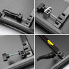 G-PLUS Lockable Tri-Fold 5ft 5'' Soft Truck Tonneau Bed Cover Compatible with Toyota Tacoma 2016-2021 Styleside Short Bed