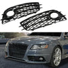 G-PLUS Fog Light Lamp Cover Grille Compatible with Audi A4 B8 S-Line S4 Models 2008-2012/ NOT Fit For Standard Bumper 88K0807681C, 8K0807682C