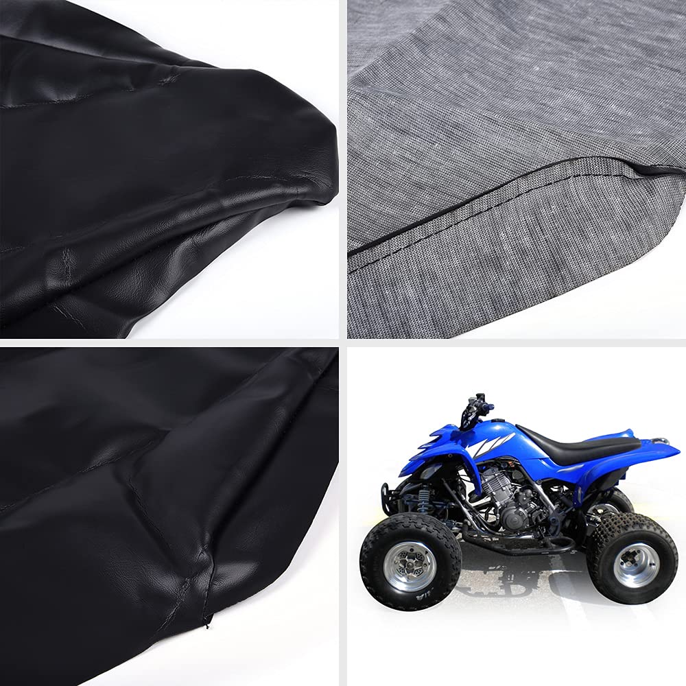 G-PLUS ATV Seat Cover Replacement for Yamaha Raptor 660 01-04 Black