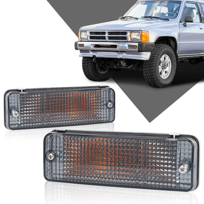 G-PLUS Turn Signal Light Smoked Compatible with 84-88 Toyota 8151089130, 8152089130