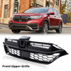 G-PLUS Front Upper Grille Assembly Compatible with 2020-2022 Honda CR-V CRV Honeycomb 71121TLAA60