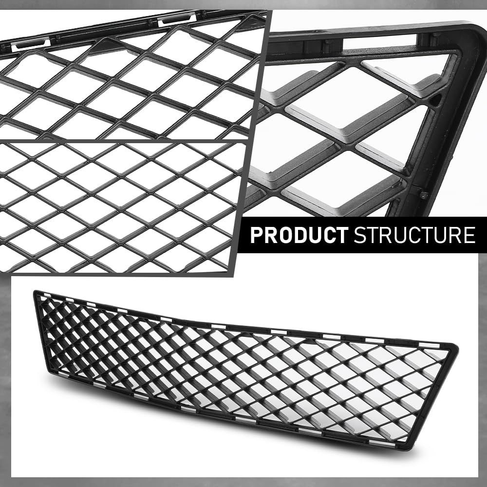 G-PLUS Front Bumper Grille Grill Center Compatible with Benz GLK350 (submodel: 4Matic, Base) 2010-2012,Fit for Models Without AMG Styling Package and Optical Off Road Package 2048851723